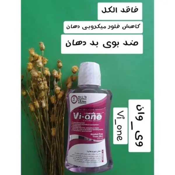 دهان شویه کودک وی وان مناسب دختران بالای 6 سال حجم 330 میلی لیتر