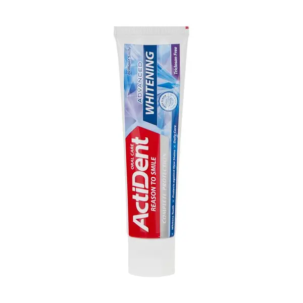 خمیر دندان سفید کننده اکتیدنت مدل whitening وزن 130 گرم