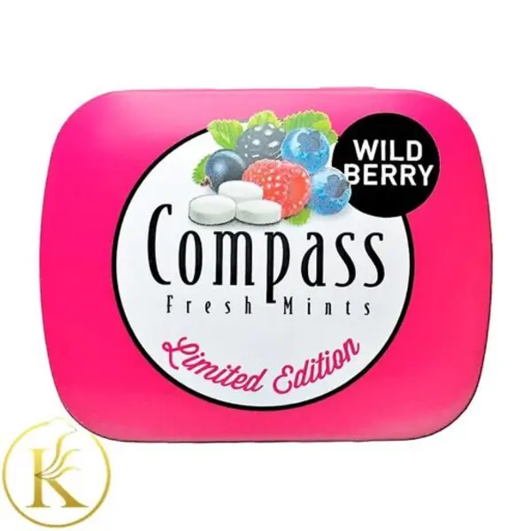قرص خوشبو کننده دهان کامپس توت وحشی Compass wild berry