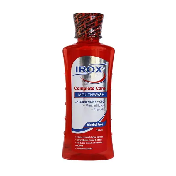 دهانشویه کامل ایروکس مدل Complete Care حاوی کلرهگزدین حجم 250 میلی لیتر دهانشویه کامل ایروکس مدل Complete Care حاوی کلرهگزدین حجم 250 میلی لیتر