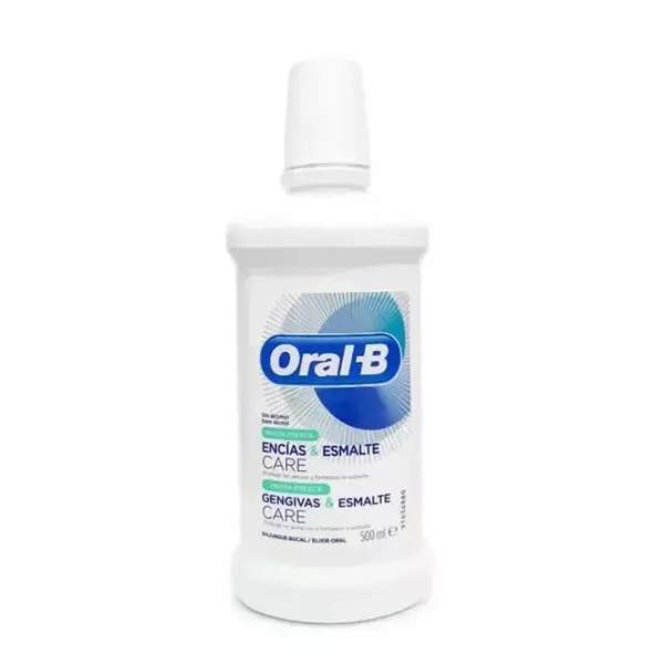 دهان شویه اورال بی مدل Gum & Enamel Care حجم 500 میلی لیتر