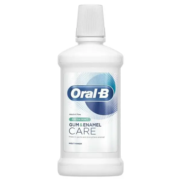 دهان شویه اورال بی مدل Gum & Enamel Care حجم 500 میلی لیتر