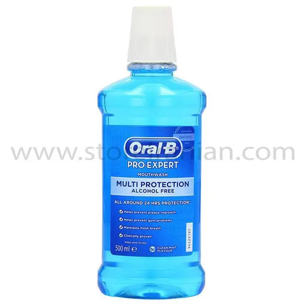 دهان شویه اورال-بی سری Professional Protection مدل Pro Expert حجم 500 میلی لیتر