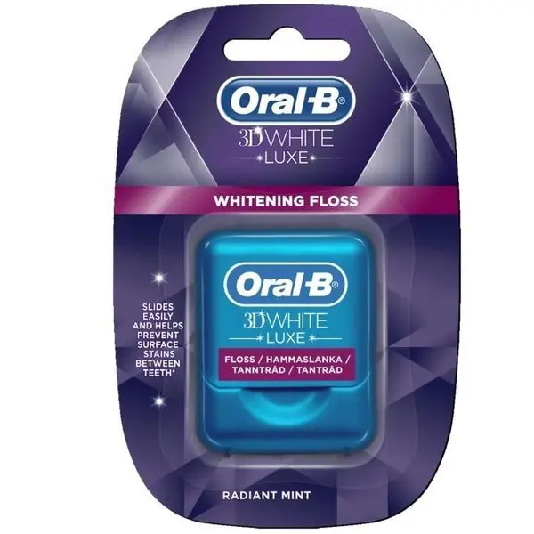 نخ دندان اورال-بی مدل 3D White Luxe - 5