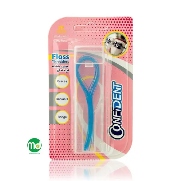 عبور دهنده نخ دندان کانفیدنت مدل Floss Threaders