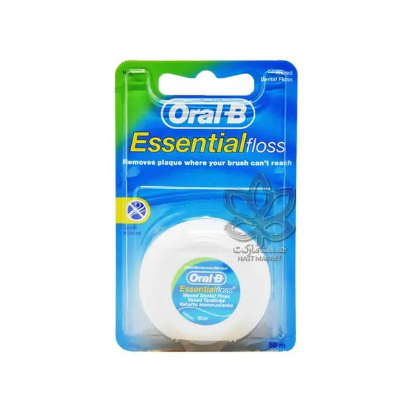 نخ دندان اسنشال موم دار نعنایی ۵۰ متر اورال بی Oral-B - 2