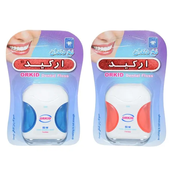 نخ دندان ارکید مدل فانتزی کد D06 بسته 2 عددی