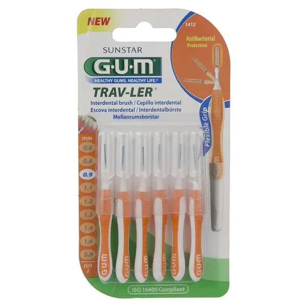 مسواک بین دندانی جی یو ام مدل 1412 G.U.M 1412 Interdental Brush