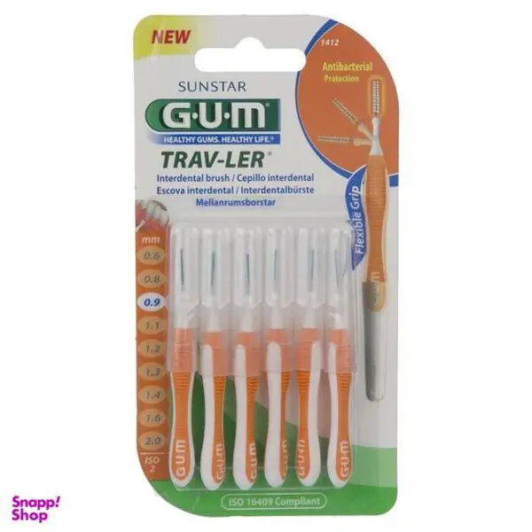 مسواک بین دندانی جی یو ام مدل 1412 G.U.M 1412 Interdental Brush