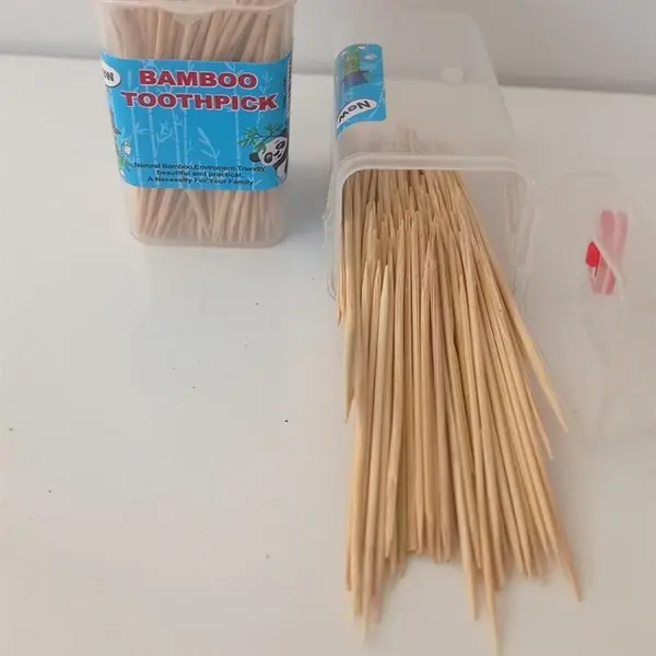خلال دندان بامبو مدل HM1376 بسته 200 عددی