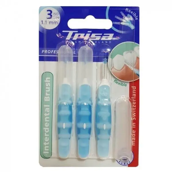 مسواک بین دندانی تریزا مدل Professional 1.1 mm بسته 3 عددی -