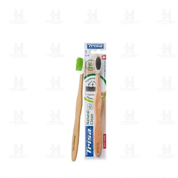 مسواک تریزا مدل Natural Clean نچرال کلین با برس نرم