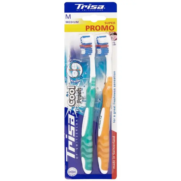مسواک تریزا مدل cool fresh با برس متوسط