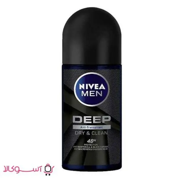 رول دئودورانت مردانه نیوا مدل Deep حجم 50 میل