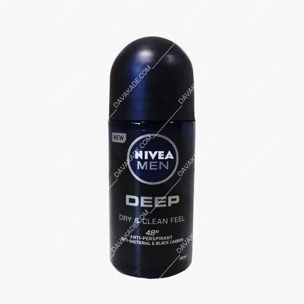 رول دئودورانت مردانه نیوا مدل Deep حجم 50 میل