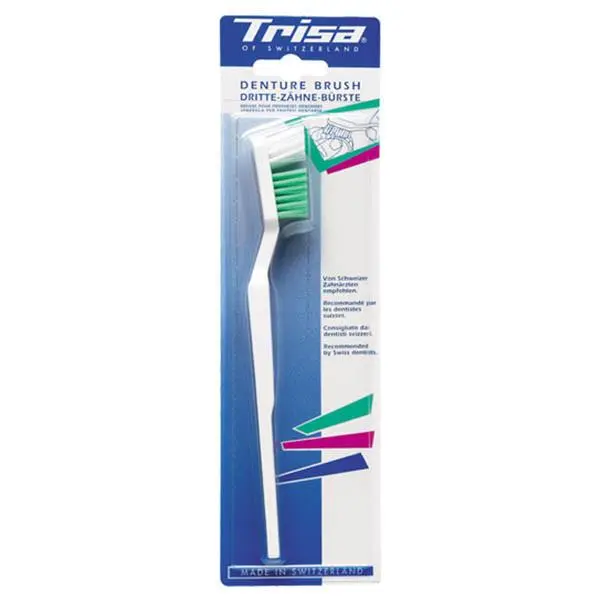 مسواک برس دندان مصنوعی تریزا مدل Denture Brush Trisa Denture Brush