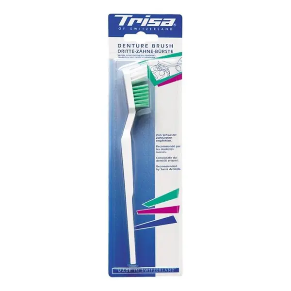 مسواک برس دندان مصنوعی تریزا مدل Denture Brush Trisa Denture Brush