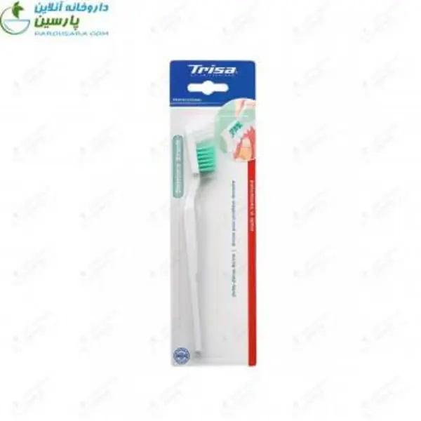 مسواک برس دندان مصنوعی تریزا مدل Denture Brush Trisa Denture Brush