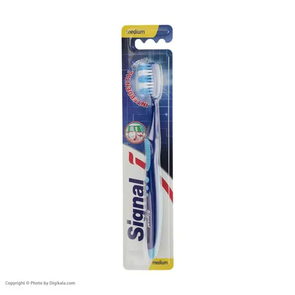مسواک سیگنال مدل INTERDENTAL CLEANING با برس متوسط