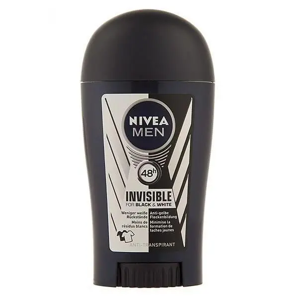رول ضد تعریق مردانه نیوآ مدل Invisble Black and White حجم 50 میلی لیتر