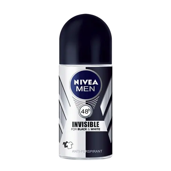 رول ضد تعریق مردانه نیوآ مدل Invisble Black and White حجم 50 میلی لیتر