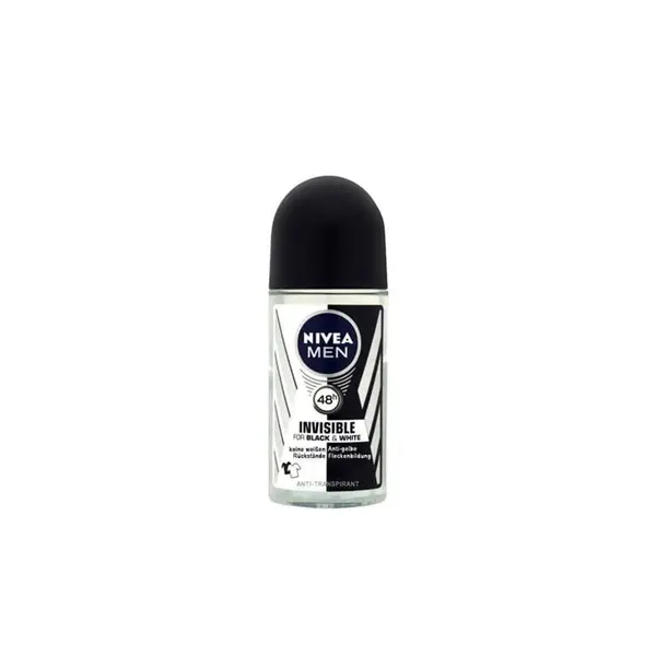 رول ضد تعریق مردانه نیوآ مدل Invisble Black and White حجم 50 میلی لیتر