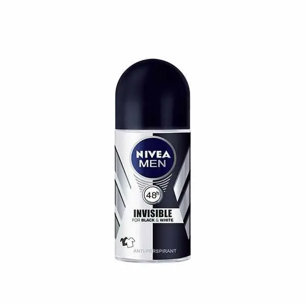 رول ضد تعریق مردانه نیوآ مدل Invisble Black and White حجم 50 میلی لیتر