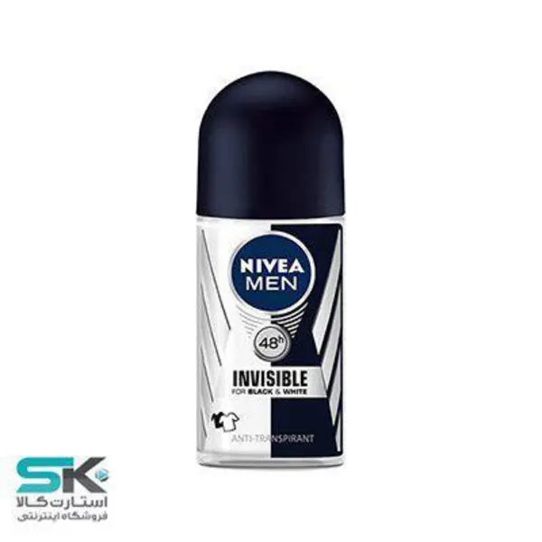 رول ضد تعریق مردانه نیوآ مدل Invisble Black and White حجم 50 میلی لیتر