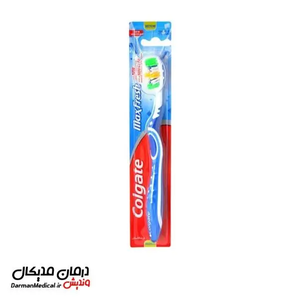 مسواک مکس فرش کلگیت مدل متوسط مسواک کلگیت مدل Max Fresh با برس متوسط