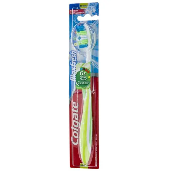 مسواک مکس فرش کلگیت مدل متوسط مسواک کلگیت مدل Max Fresh با برس متوسط