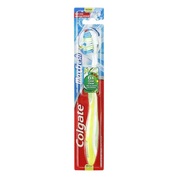 مسواک مکس فرش کلگیت مدل متوسط مسواک کلگیت مدل Max Fresh با برس متوسط