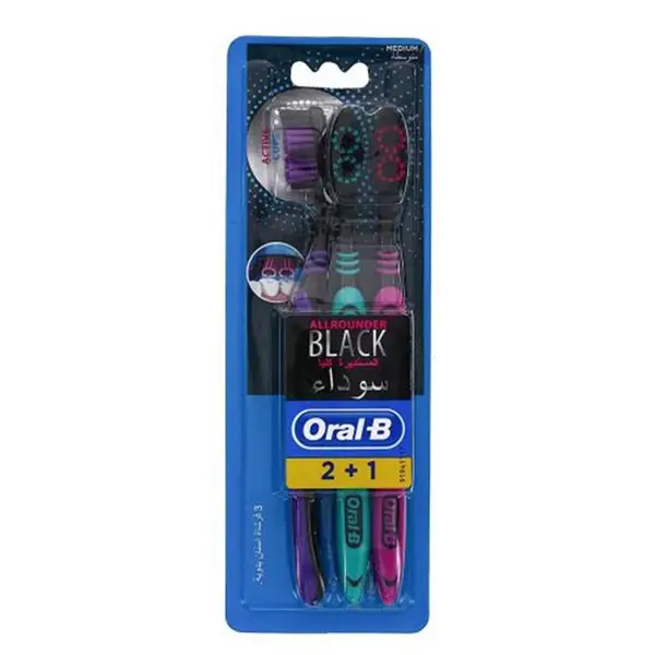 مسواک سه قلو نرم اورال بی Oral-B medium