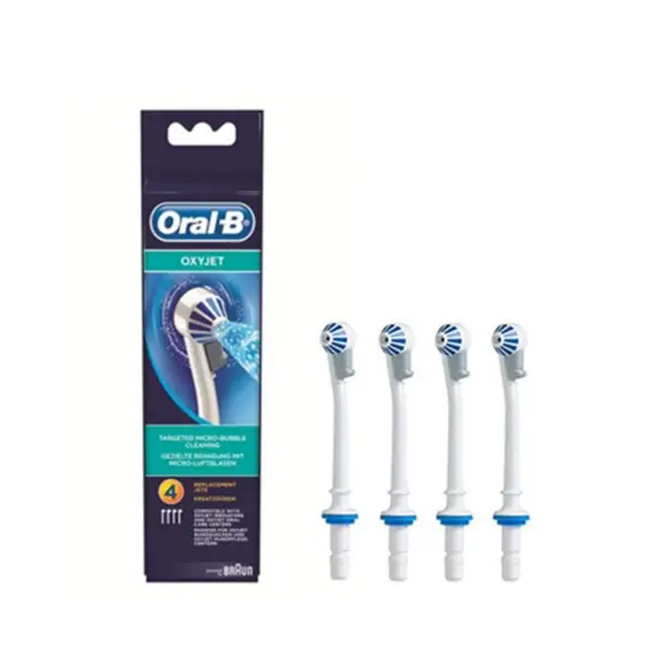 سری یدک مسواک برقی اورال-بی مدل ED 17-4 Oxyjet بسته 4 عددی