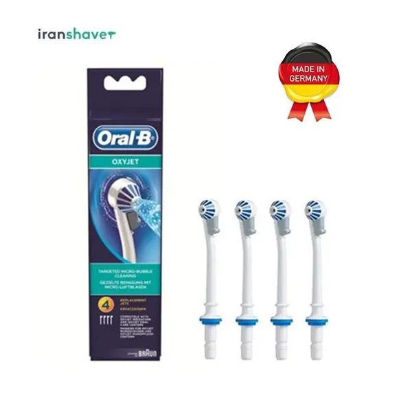 سری یدک مسواک برقی اورال-بی مدل ED 17-4 Oxyjet بسته 4 عددی