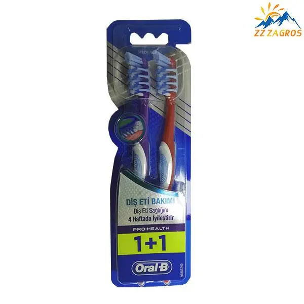 مسواک اورال بی مدل PRO HEALTH تعداد 2 عددی Oral-B