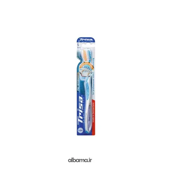 مسواک تریزا مدل Pro Interdental با برس نرم بسته 2 عددی