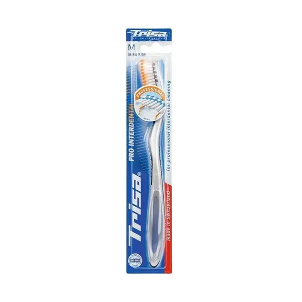 پک دو عددی مسواک تریزا مدل Pro Interdental با برس متوسط