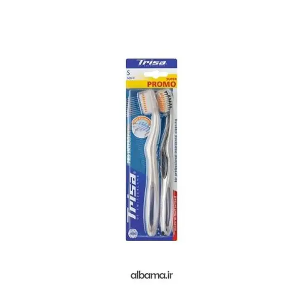 پک دو عددی مسواک تریزا مدل Pro Interdental با برس متوسط