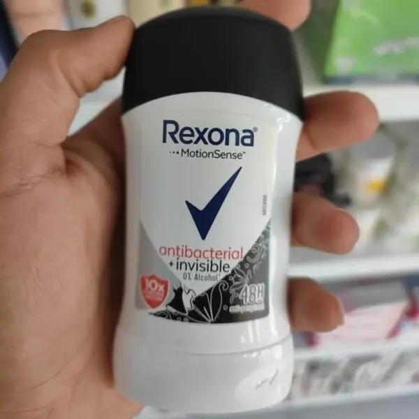 مام استیک ضد تعریق رکسونا مدل آنتی باکتریال اینویزیبل Rexona stick Antibacterial invisible حجم 40 گرم فیلیپین