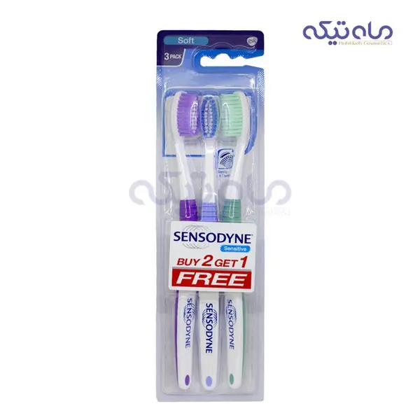 مسواک سنسوداین مدل Sensitive با برس نرم soft