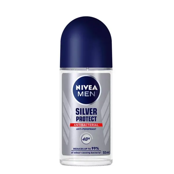 رول ضد تعریق مردانه نیوآ مدل Silver Protect Antibacterial حجم 50 میلی لیتر
