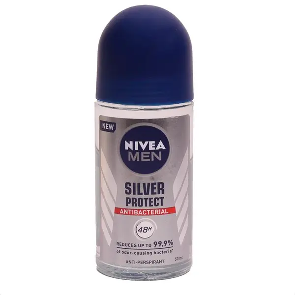 رول ضد تعریق مردانه نیوآ مدل Silver Protect Antibacterial حجم 50 میلی لیتر