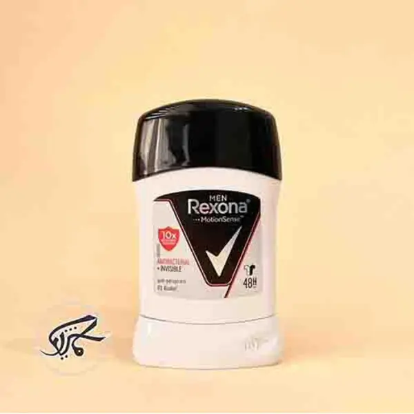 مام استیک ضد تعریق رکسونا مدل آنتی باکتریال اینویزیبل Stick Rexona Antibacterial invisible حجم 40 گرم فیلیپینی