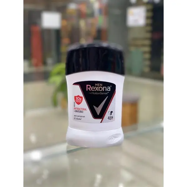 مام استیک ضد تعریق رکسونا مدل آنتی باکتریال اینویزیبل Stick Rexona Antibacterial invisible حجم 40 گرم فیلیپینی