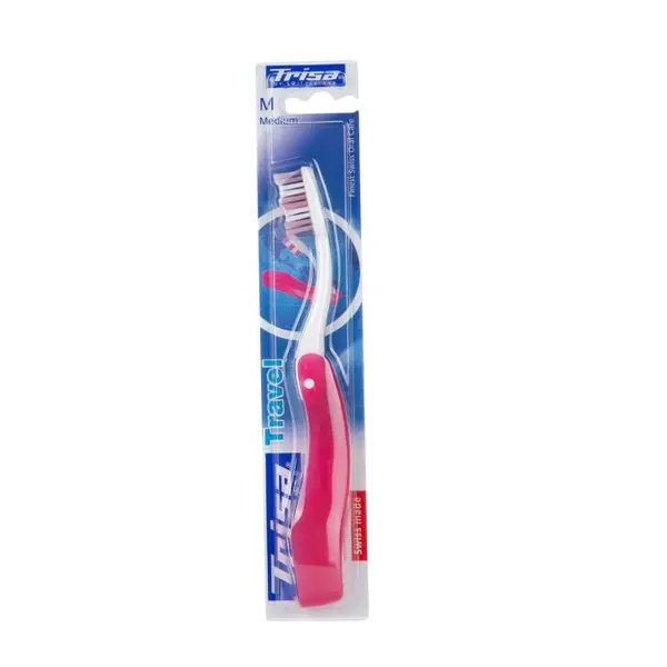 مسواک مسافرتی تریزا مدل Super Promo  + خمیر دندان تریزا  Travel Toothbrush