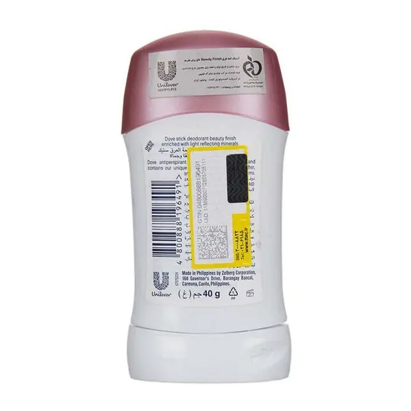 استیک ضد تعریق داو مدل Beauty Finish مقدار 40 گرم