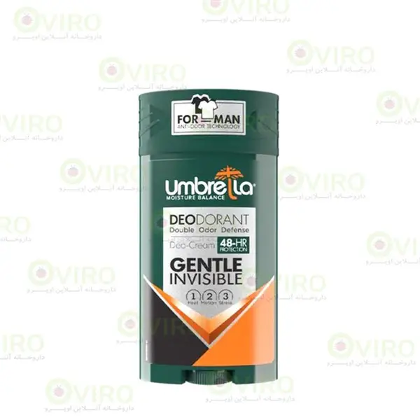 استیک ضد تعریق مردانه آمبرلا مدل Gentle Invisible حجم 90 میلی لیتر