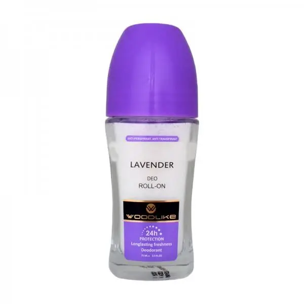 رول ضد تعریق زنانه وودلایک مدل Lavender لوندر حجم 75 میلی لیتر