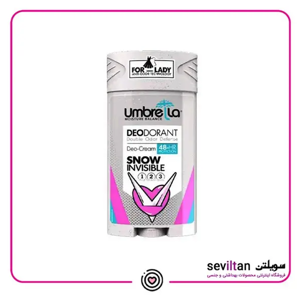 استیک ضد تعریق زنانه آمبرلا مدل Snow حجم 90 میلی لیتر