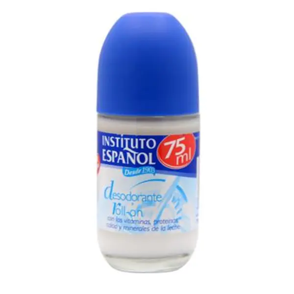 رول ضد تعریق انستیتو اسپانول مدل Milk با عصاره شیر حجم 75 میلی لیتر 